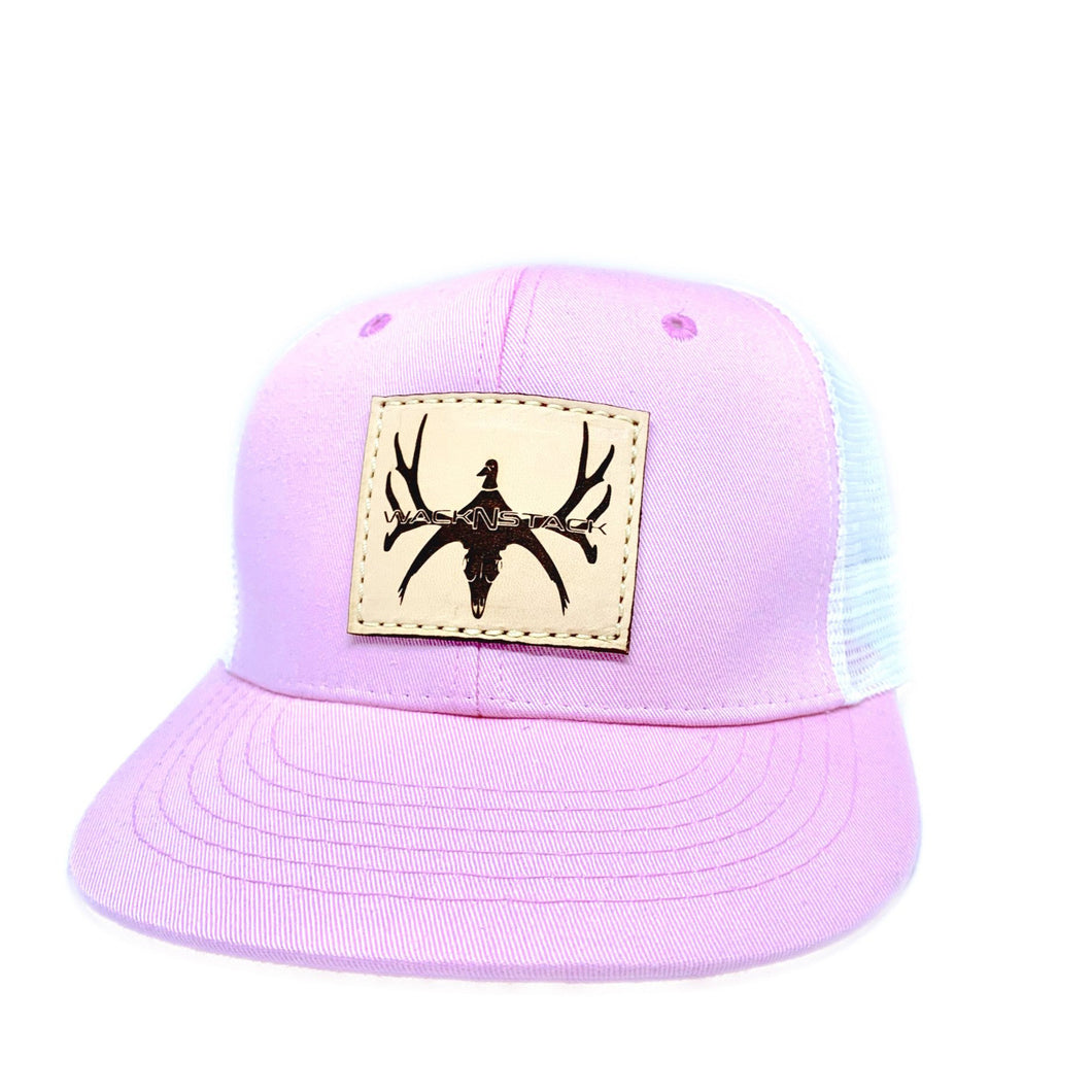 Kids Leather Patch Hat