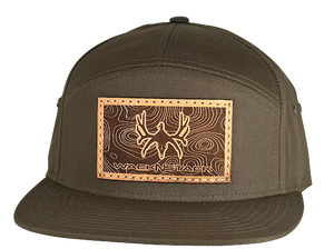 Topo Leather Patch Hat