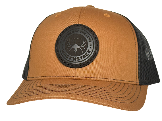 Circle Leather Patch Hat