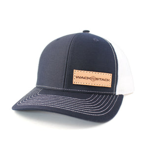 WACKNSTACK Leather Side Patch Hat